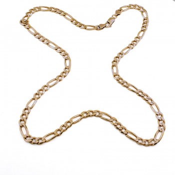 9ct gold 23.4g 22 inch figaro Chain